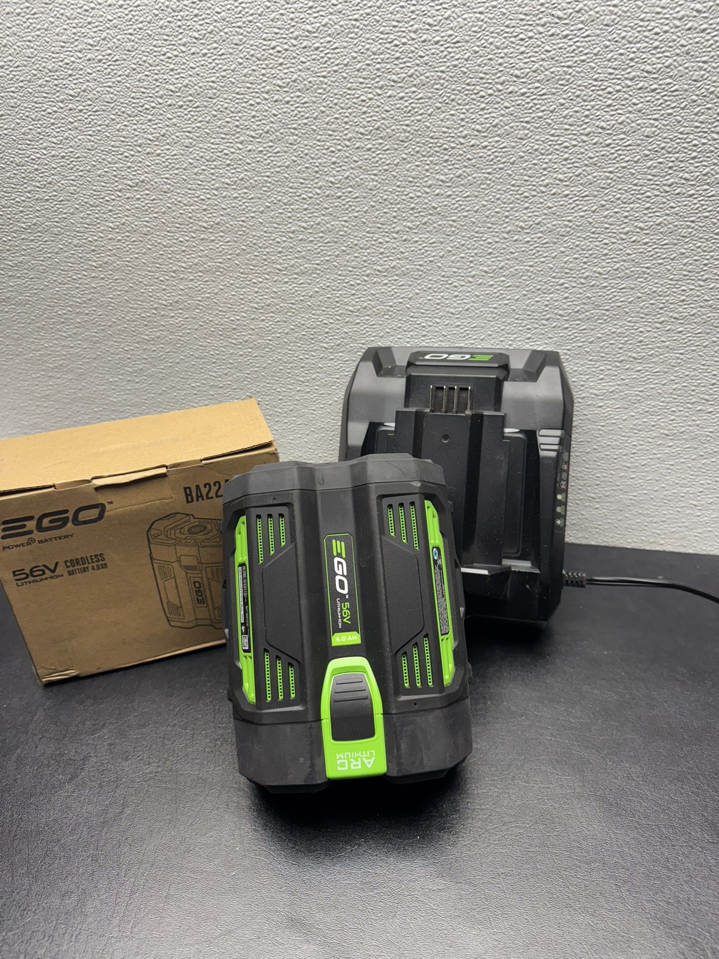 💥 💥 EGO POWER+ 56V 4.0 Ah GENUINE LITHIUM-ION RECHARGEABLE BATTERY / CHARGER