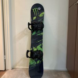 Brand New Gnu Monster Energy Edition Snowboard Size 156
