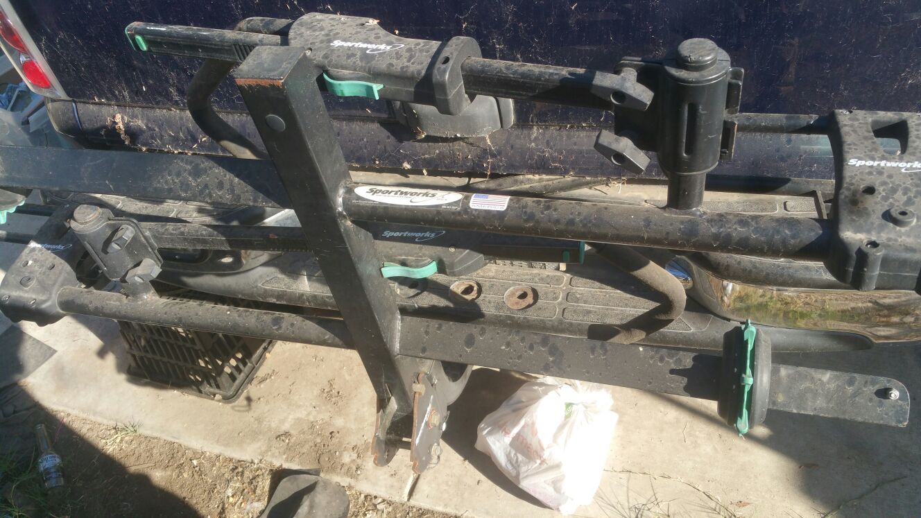 sportworks transport t2 hitch bike rack