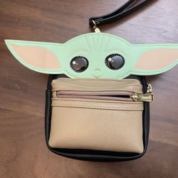Loungefly Mini Backpack Purse Baby Yoda Grogu