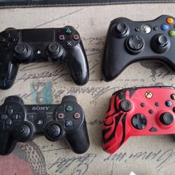 Xbox And Playstation Controllers