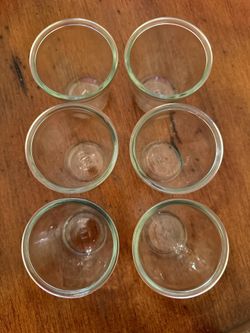 6 Glass Serving Cups