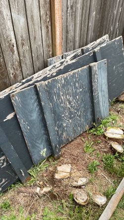Wooden sides for a harbor freight trailer