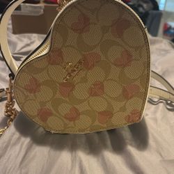 Coach Heart Purse (New)