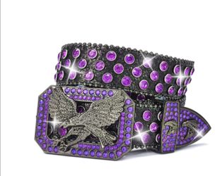 Purple BB Simon Looking Belt