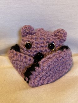 Halloween Chonky Crochet Bat 