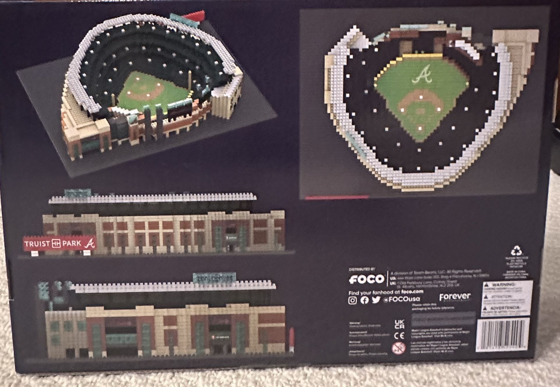Brxlz Truist Park Braves Baseball Replica Puzzle