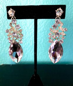 Earrings - glass stone