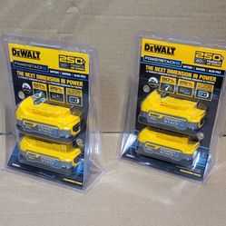 DEWALT
20V MAX POWERSTACK Compact Lithium-Ion Battery  $110 Each  Pack 