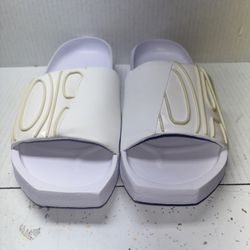 Nike Jordan NOLA Slide Women's Size 7 Sandal Slippers Slip On White.
