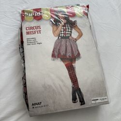 Misfit Clown Costume Size Med (8-10)