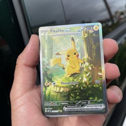 Pokémon Pikachu EX Holo 276/217 ASC Thunderbolt Card English Standard