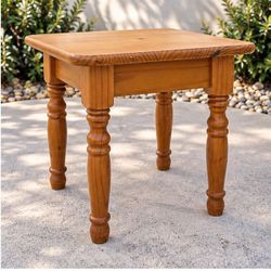 Solid Wood Farmhouse Side / End Table ($45 OBO)