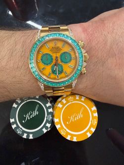 ROLEX DAYTONA  GOLD GEM SET AND DIAMOND