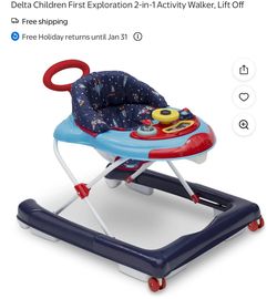 Delta Children First Exploration 2in 1 Activity Walker