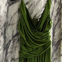Xs Long Green Dress