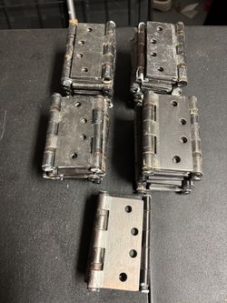 Hinges - steel, stainless, $1 each