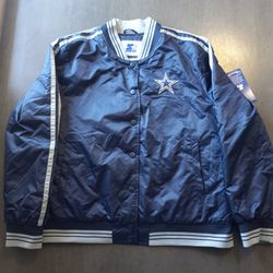 Dallas Cowboys Overtime Ladies Starter Jacket Size 2XL New With Tags