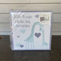 Lady Jayne Baby Giraffe Baby First Memory Keepsake Box
