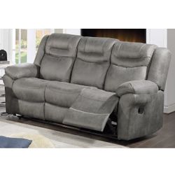 Power Recliner Sofa In Grey With Built In USB Charger Brand New In Box Firm Price $640