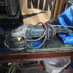 METABO Angle Grinder: 120V AC, 7 in Dia, 15 A, 6,600 RPM, (1) Bare Tool, 18 in Tool Lg