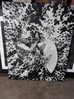 Surfer Painting