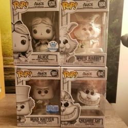 Funko Pop Sketched Alice In Wonderland Set
