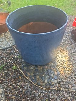 Big Cermic wide POT plants 17 half width 15 hight Glendora
