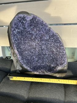8” Natural Amethyst Crystal Cathedral
