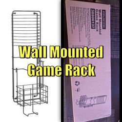 Wall Mounted Game Rack 