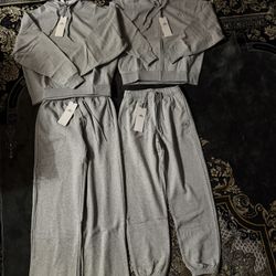 Alo zip Up And Hoodie. Uncuffed And Cuffed Sweats