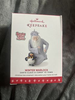 Rare WINTER WARLOCK HALLMARK KEEPSAKE ORNAMENT 