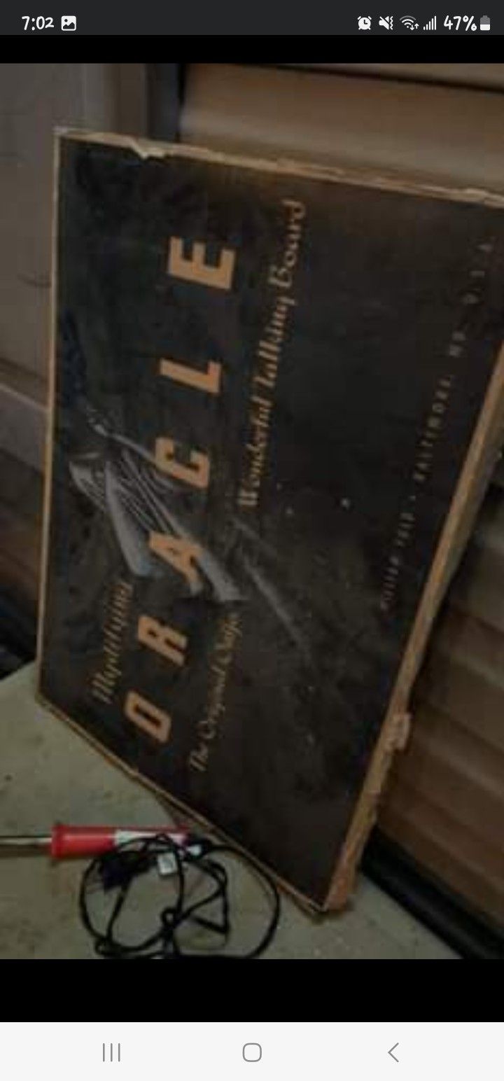 1938 Ouija Board In The Box