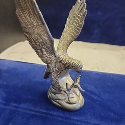 Hampshire Geniune Silverplated Eagle Sculpture Statue Figurine Bird USA