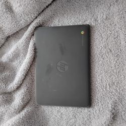 grey Chrome book laptop 