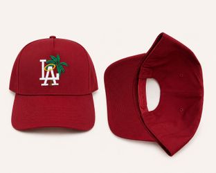 LA palm tree embroidery design snapback hat brand new