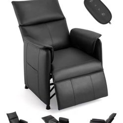 New- Black PU Leather Smart Chair