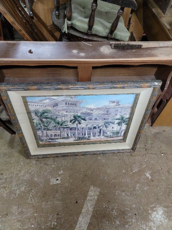 Bamboo Style Vintage/antique Frame