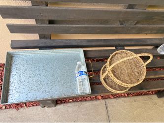 Tray and basket ( $10 for both)