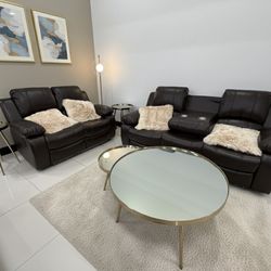 Brown Recliner Set. Ask For The Price