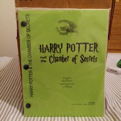 Harry Potter And The Chamber Of Secrets (Script)