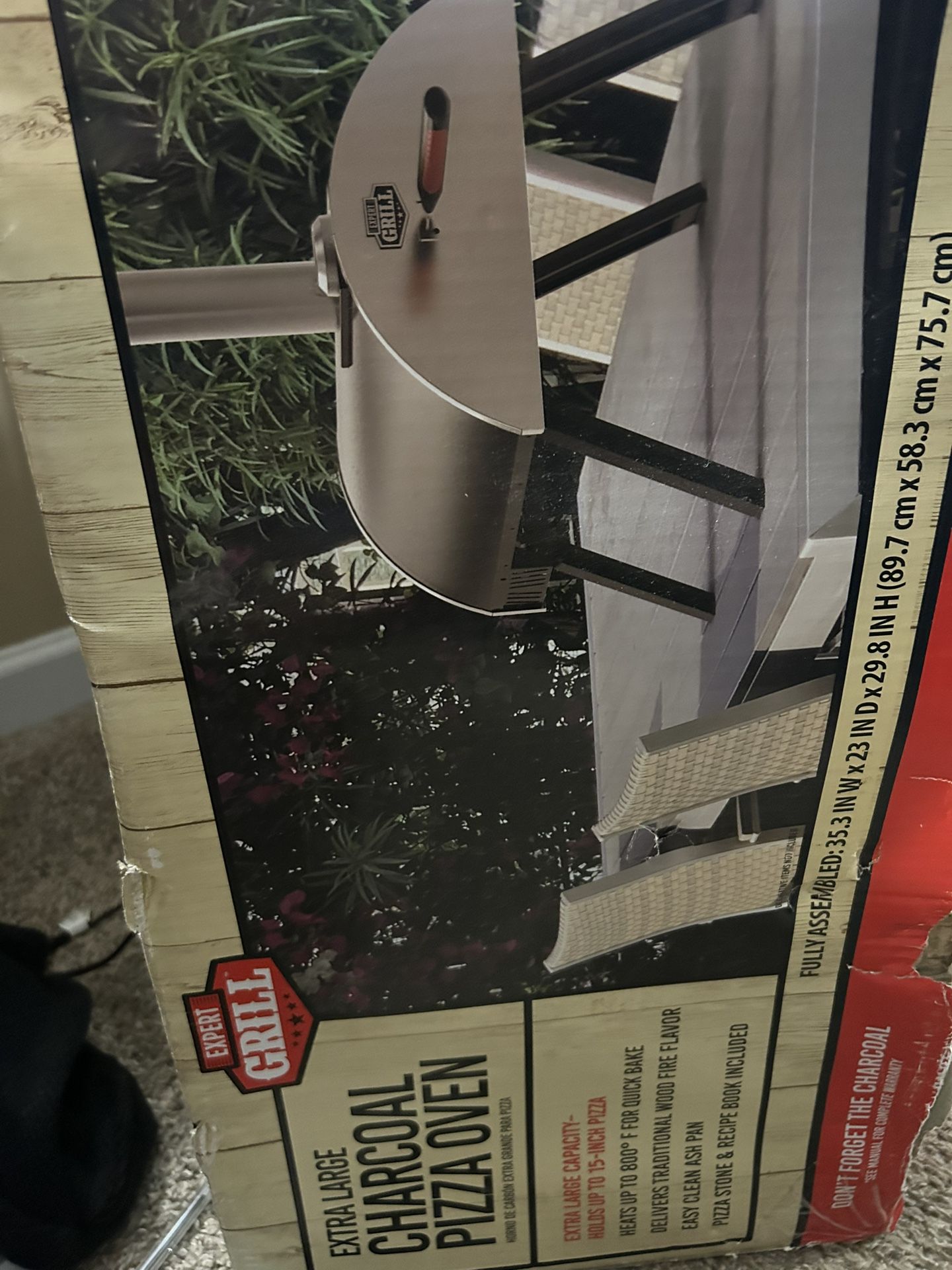 Extra Large Charcoal Pizza Oven