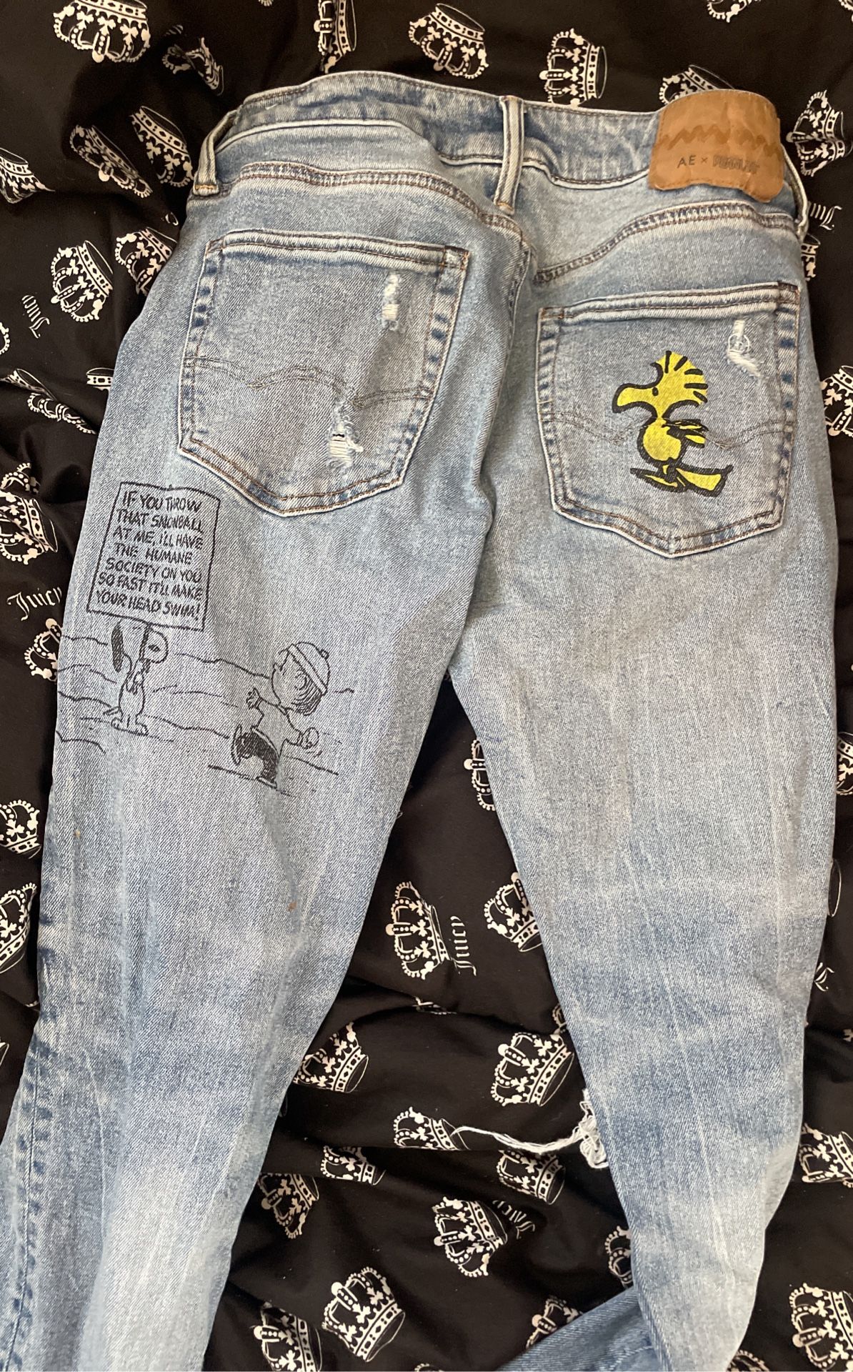 Limited Edition Ae X Peanuts Jeans  Shoes