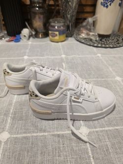 Puma Jada Animal Print Lace Sneakers,  Big Kid Size 1C 