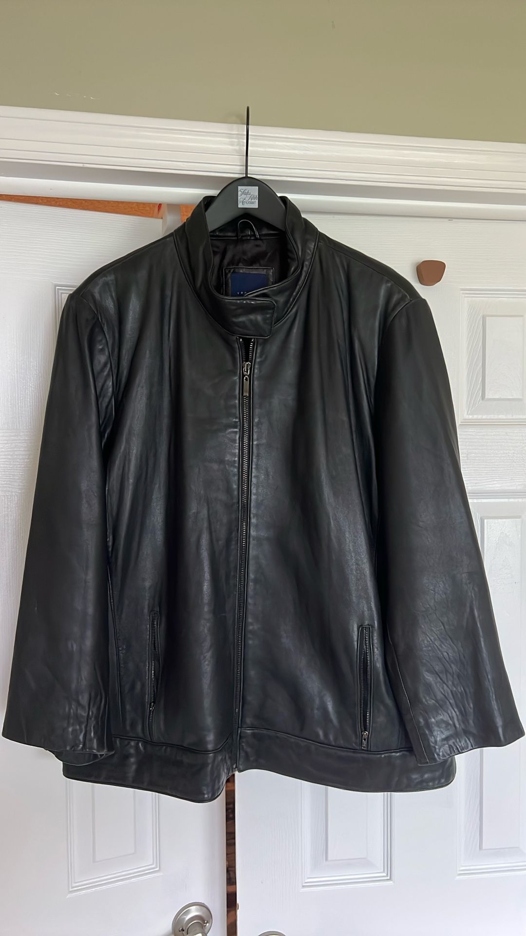 Woman’s Genuine Leather Jacket Plus Size
