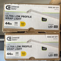 Commercial electric LED ultra low profile wrapped lights