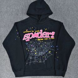 V2 Pink Sp5der Hoodie 