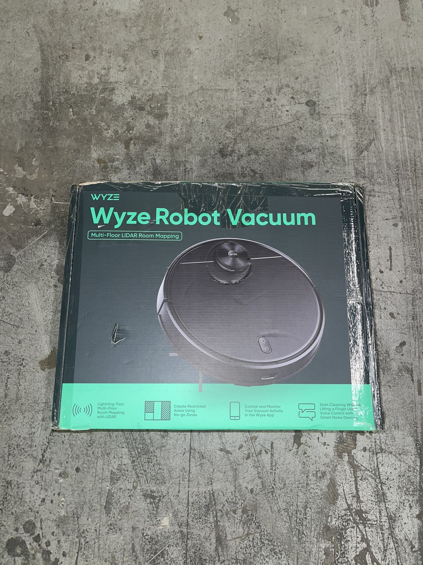 Wyze Robot Vacuum with LiDAR Room Mapping