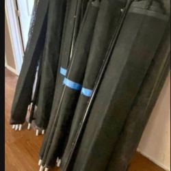 Like New Black Pool Fence 100 Feet Of Fence.  ( Only Used For  Inspection).