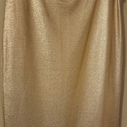 Gold Metallic Skirt 